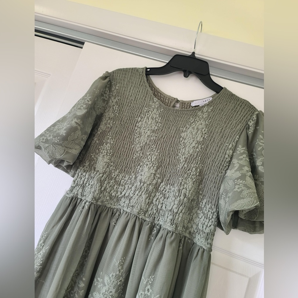 Baltic Born Sage Green Midi Dress - Picture 6 of 12